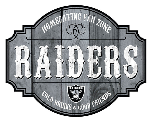Las Vegas Raiders 23 LED Retro Logo Round Wall Sign
