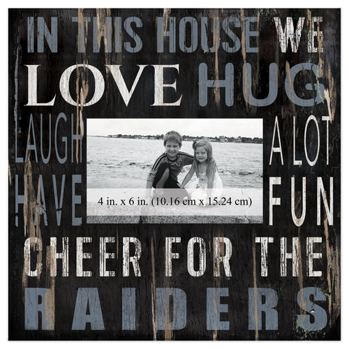Fan Creations Home Decor Las Vegas Raiders  In This House 10x10 Frame