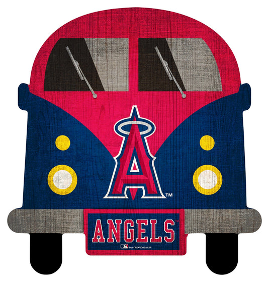 Fan Creations Wall Decor Los Angeles Angels 12in Team Bus Sign
