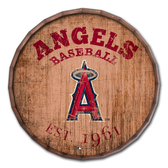 Fan Creations Home Decor Los Angeles Angels  24in Established Date Barrel Top