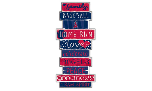 Fan Creations Wall Decor Los Angeles Angels Celebration Stack 24" Sign