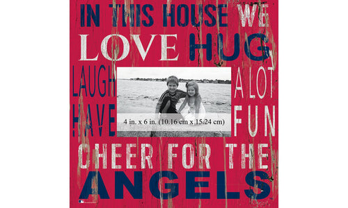 Fan Creations Home Decor Los Angeles Angels  In This House 10x10 Frame