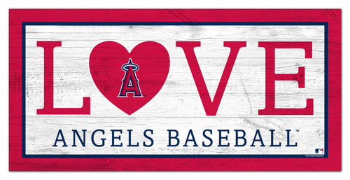 Fan Creations 6x12 Sign Los Angeles Angels Love 6x12 Sign