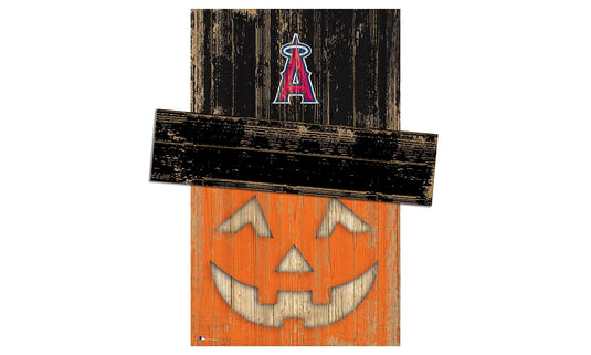 Fan Creations Holiday Decor Los Angeles Angels Pumpkin Head With Hat
