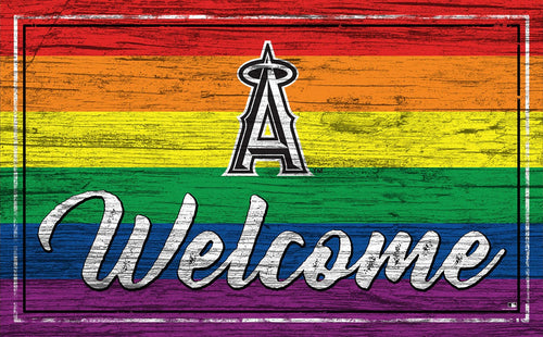 Fan Creations Home Decor Los Angeles Angels  Welcome Pride 11x19