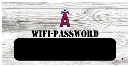 Fan Creations 6x12 Horizontal Los Angeles Angels Wifi Password 6x12 Sign