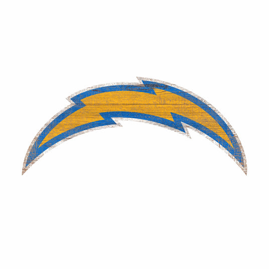 Fan Creations 24" Signs Los Angeles Chargers Distressed Logo Cutout Sign