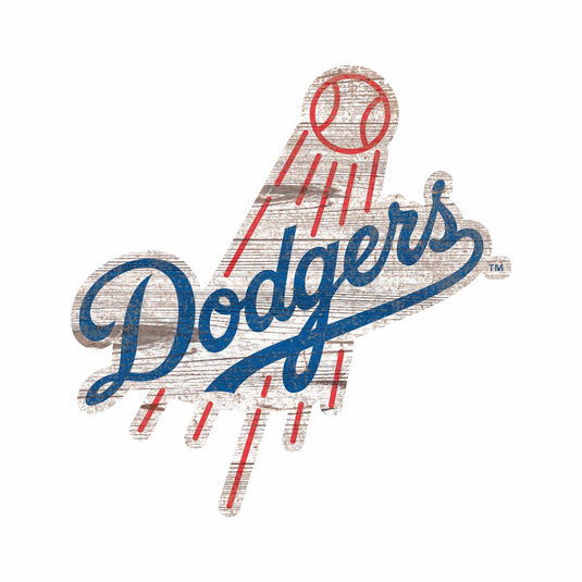 Fan Creations 24" Signs Los Angeles Dodgers Distressed Logo Cutout Sign
