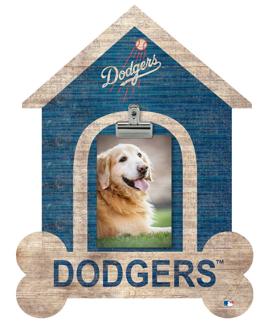 Fan Creations MLB Dog House with Bone Clip Frame Los Angeles Dodgers