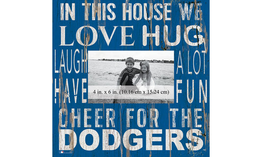Fan Creations Home Decor Los Angeles Dodgers  In This House 10x10 Frame