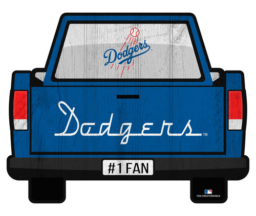 Fan Creations Home Decor Los Angeles Dodgers Slogan Truck Back Vintage 12in