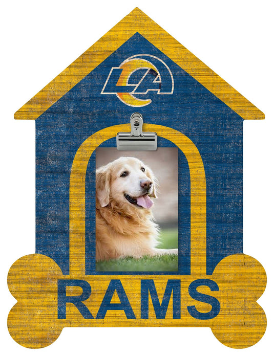 Fan Creations Clip Frame Los Angeles Rams Dog Bone House Clip Frame