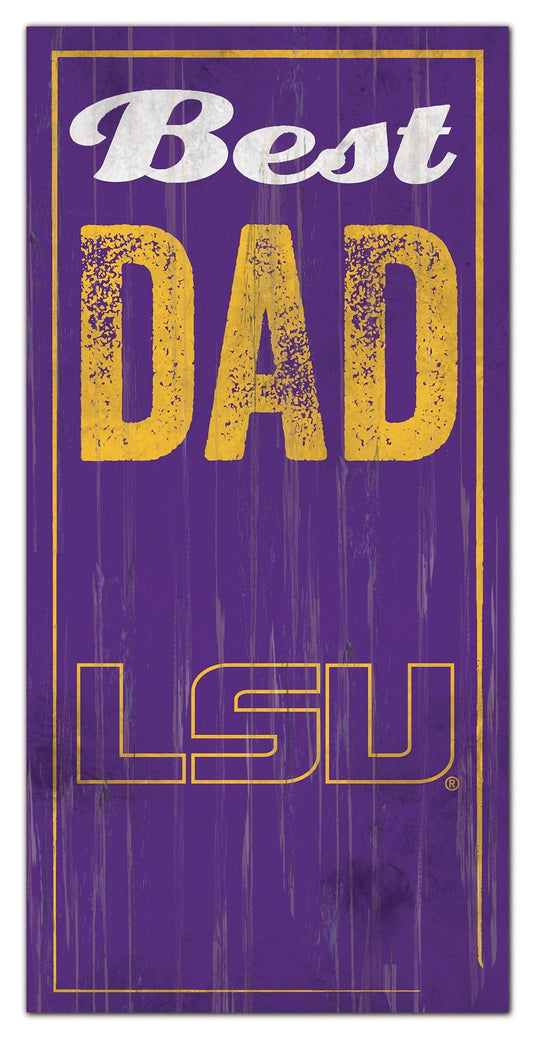 Fan Creations Wall Decor LSU Best Dad Sign