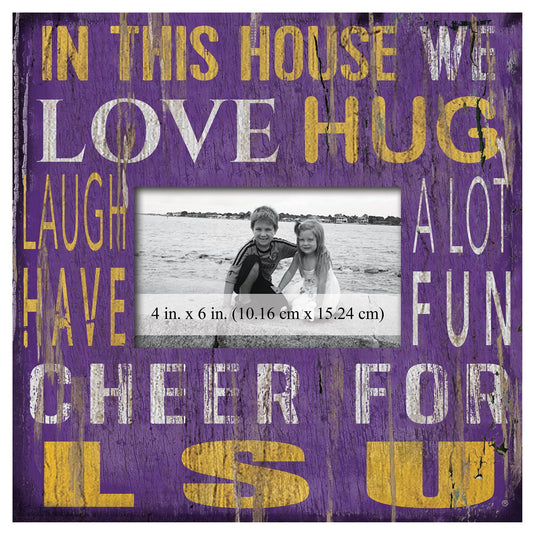 Fan Creations Home Decor LSU  In This House 10x10 Frame