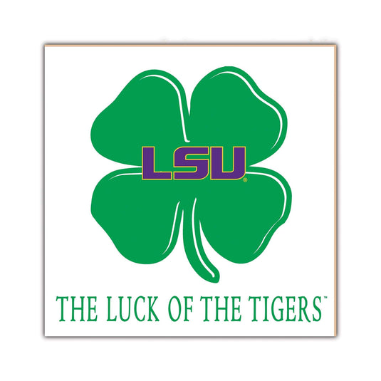 Fan Creations Home Decor LSU   Luck Of The Team 10x10