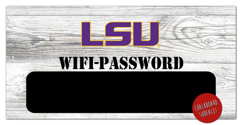Fan Creations 6x12 Vertical LSU Wifi Password 6x12 Sign