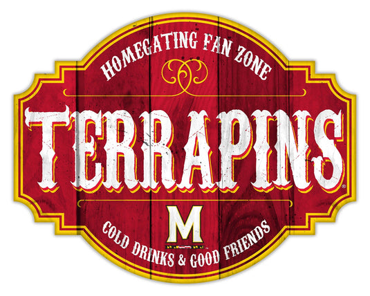 Fan Creations Home Decor Maryland Homegating Tavern 12in Sign