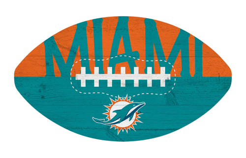 Fan Creations Home Decor Miami Dolphins City Football 12in
