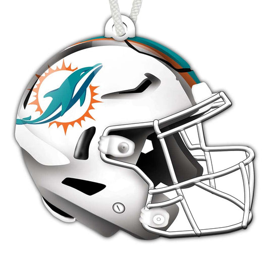 Fan Creations Holiday Home Decor Miami Dolphins Helmet Ornament