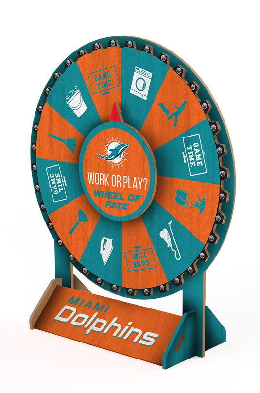 Fan Creations Desktop Miami Dolphins Wheel of Fate