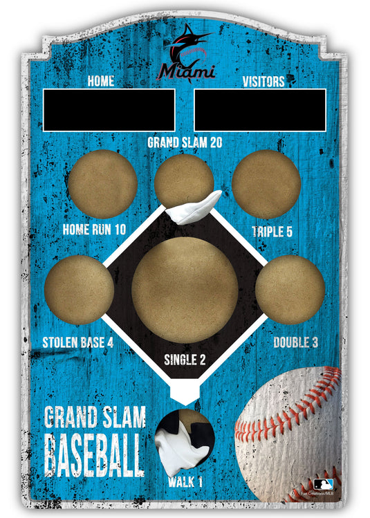 Fan Creations Gameday Games Miami Marlins Baseball Bean Bag Toss