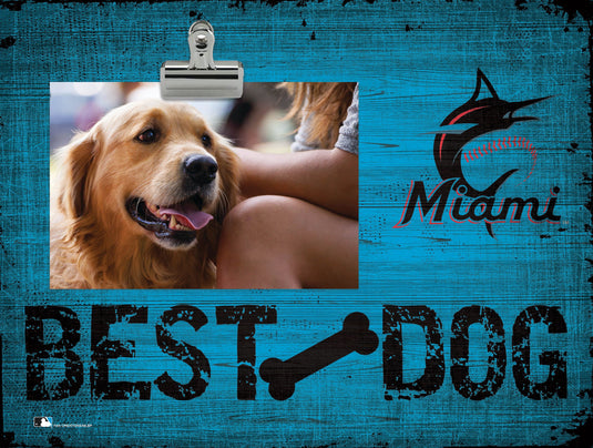 Fan Creations Desktop Stand Miami Marlins Best Dog Clip Frame