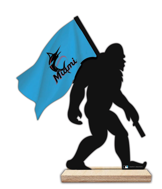 Fan Creations Bigfoot Cutout Miami Marlins Bigfoot Cutout