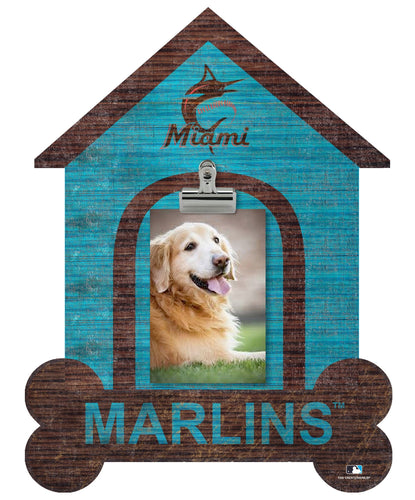 Fan Creations Clip Frame Miami Marlins Dog Bone House Clip Frame