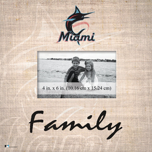 Fan Creations Home Decor Miami Marlins  Family Frame