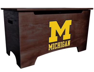 Fan Creations Home Decor Michigan Logo Storage Chest