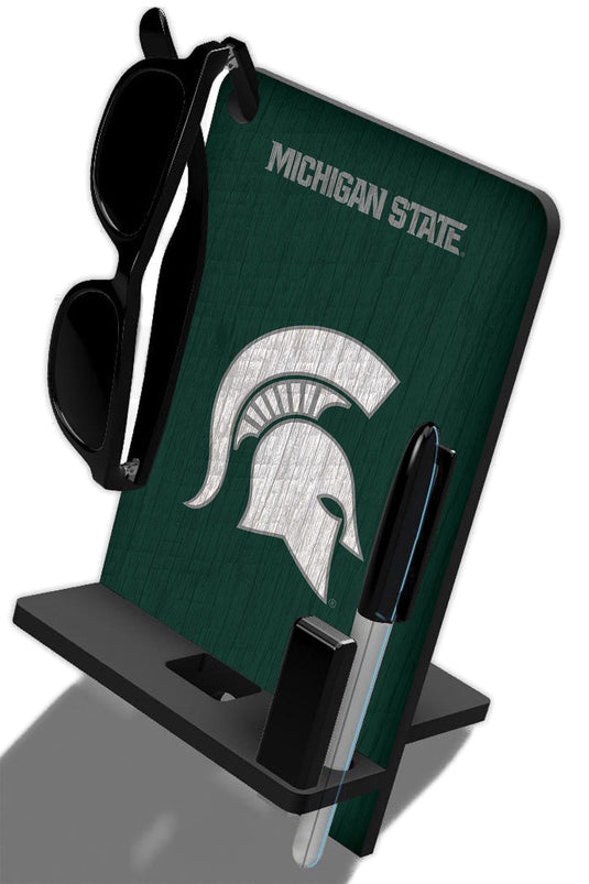 Fan Creations Wall Decor Michigan State 4 In 1 Desktop Phone Stand