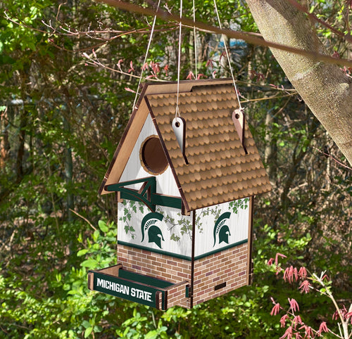 Fan Creations Garden Michigan State Bird House