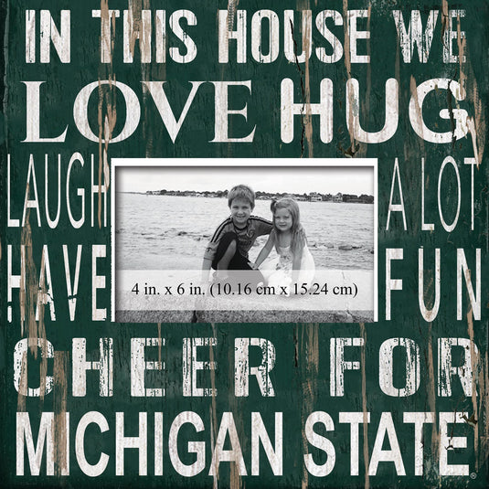 Fan Creations Home Decor Michigan State  In This House 10x10 Frame