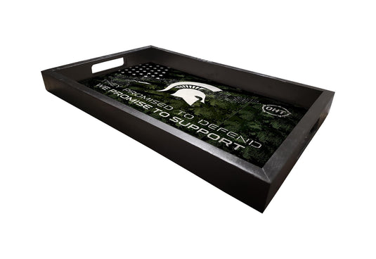 Fan Creations Home Decor Michigan State  OHT Tray