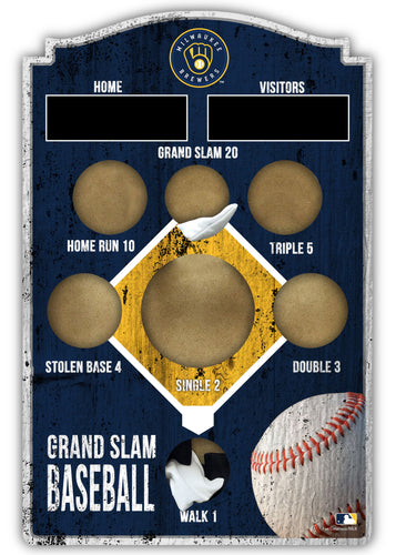 Fan Creations Gameday Games Milwaukee Brewers Baseball Bean Bag Toss