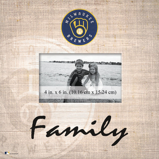 Fan Creations Home Decor Milwaukee Brewers  Family Frame