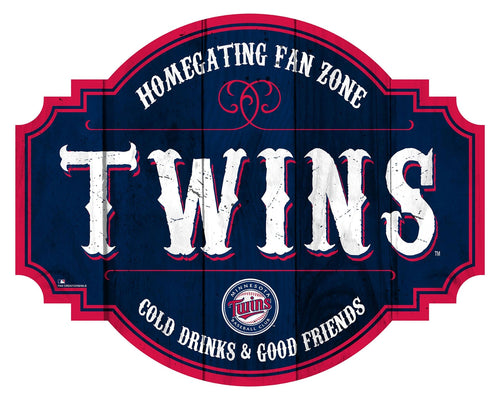 Fan Creations Home Decor Minnesota Twins Homegating Tavern 24in Sign