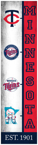 Fan Creations Home decor Minnesota Twins Team Logo Progression 6x24
