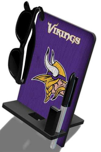 Fan Creations Wall Decor Minnesota Vikings 4 In 1 Desktop Phone Stand