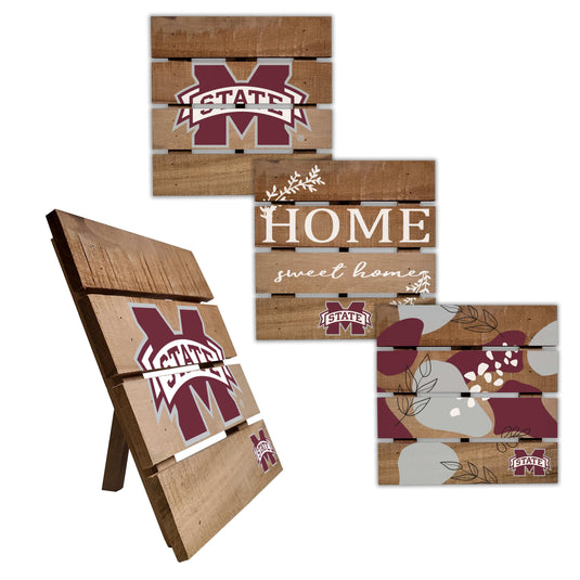 Fan Creations Home Decor Mississippi State Trivet Hot Plate Set of 4 (2221,2222,2122x2)