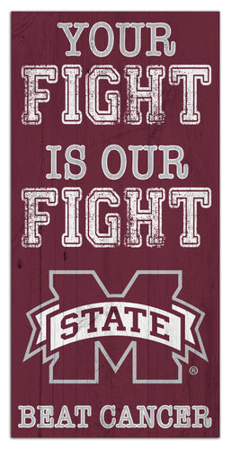 Fan Creations Home Decor Mississippi State Your Fight Is Our Fight 6x12