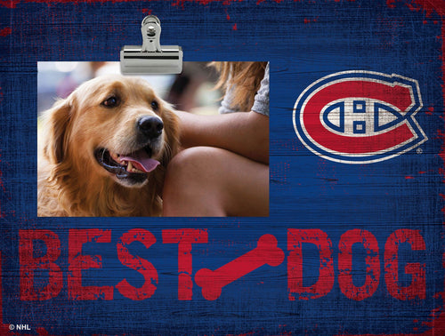 Fan Creations Desktop Stand Montreal Canadiens Best Dog Clip Frame