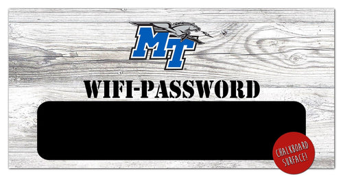 Fan Creations 6x12 Vertical MTSU Wifi Password 6x12 Sign