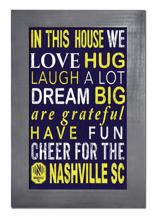 Fan Creations Home Decor Nashville SC   Color In This House 11x19 Framed