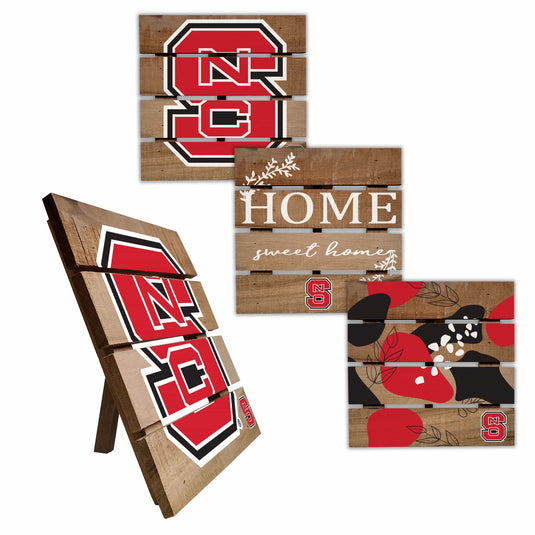 Fan Creations Home Decor Nc State Trivet Hot Plate Set of 4 (2221,2222,2122x2)