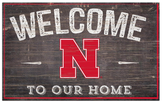 Fan Creations Home Decor Nebraska  11x19in Welcome Sign