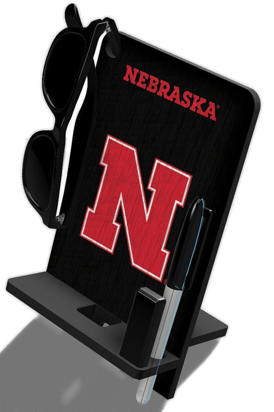 Fan Creations Wall Decor Nebraska 4 In 1 Desktop Phone Stand