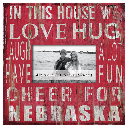 Fan Creations Home Decor Nebraska  In This House 10x10 Frame