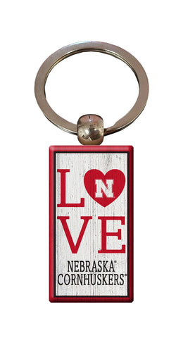 Fan Creations Home Decor Nebraska  Love Keychain