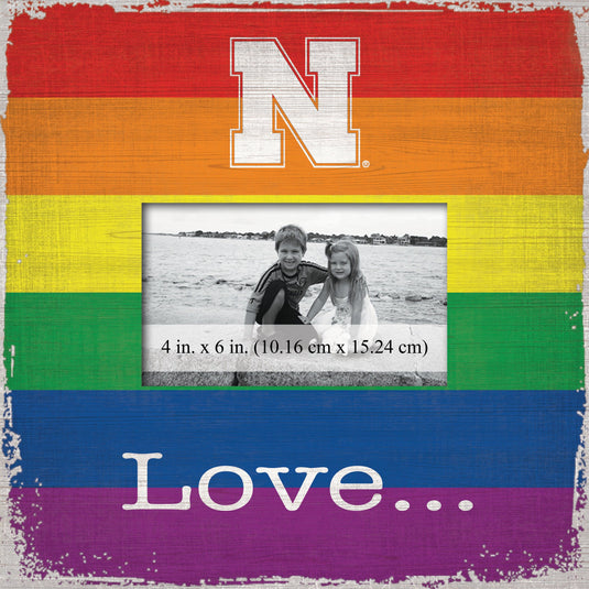 Fan Creations Home Decor Nebraska  Love Pride 10x10 Frame